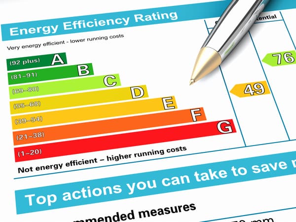 iStock Credit: hh5800 An energy efficiency rating graphic